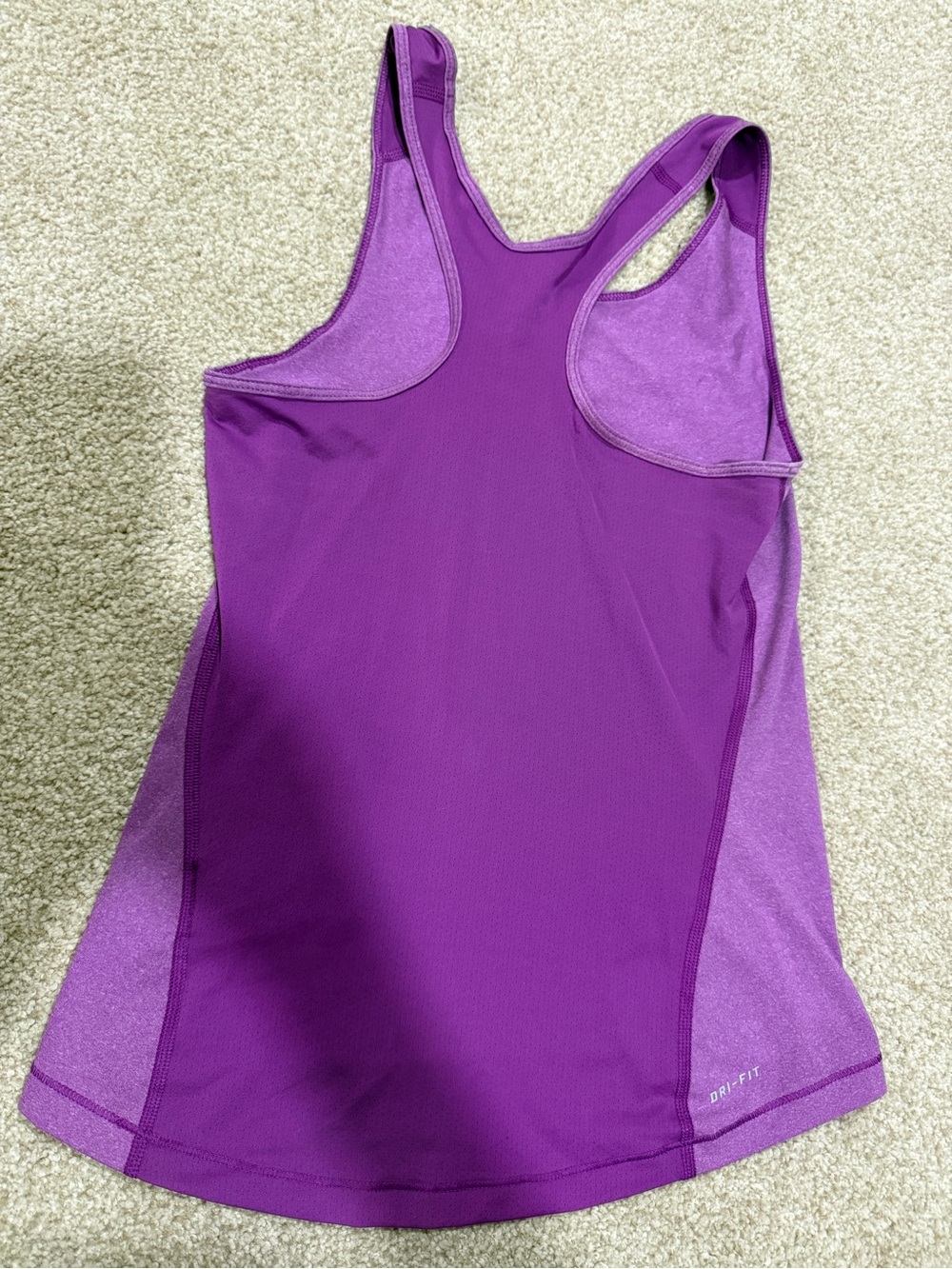 Nike Purple Performance Racerback Tank - Picture 2 of 4